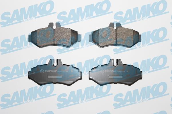 Samko 5SP956 - Kit de plaquettes de frein, frein à disque cwaw.fr