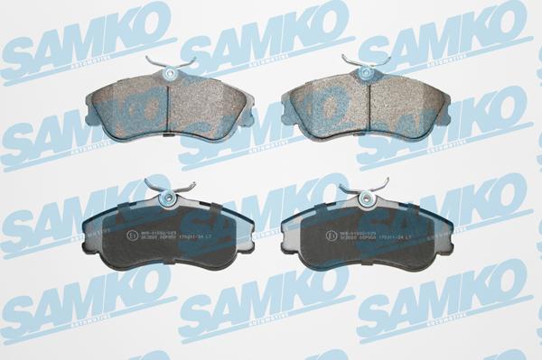 Samko 5SP950 - Kit de plaquettes de frein, frein à disque cwaw.fr