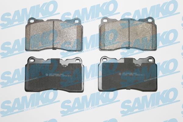 Samko 5SP951 - Kit de plaquettes de frein, frein à disque cwaw.fr