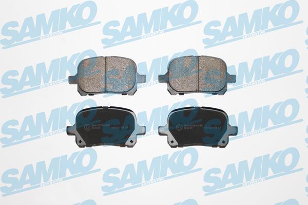 Samko 5SP953 - Kit de plaquettes de frein, frein à disque cwaw.fr