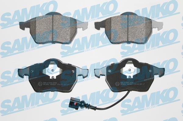 Samko 5SP969 - Kit de plaquettes de frein, frein à disque cwaw.fr