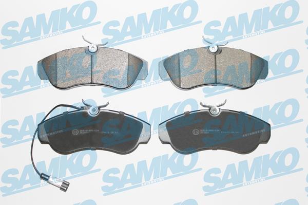 Samko 5SP965 - Kit de plaquettes de frein, frein à disque cwaw.fr