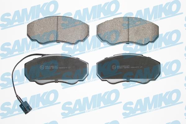 Samko 5SP966 - Kit de plaquettes de frein, frein à disque cwaw.fr