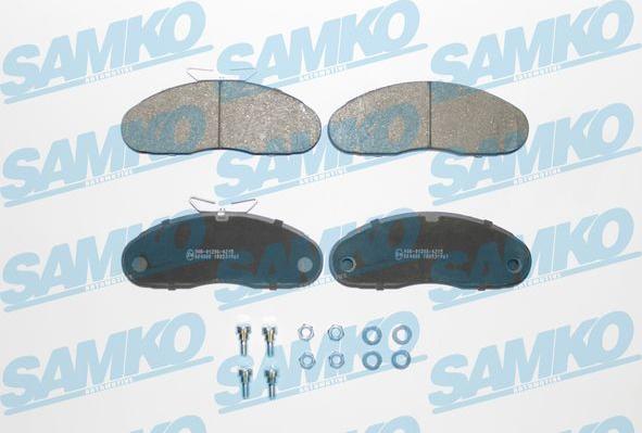 Samko 5SP961 - Kit de plaquettes de frein, frein à disque cwaw.fr