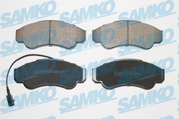 Samko 5SP967 - Kit de plaquettes de frein, frein à disque cwaw.fr