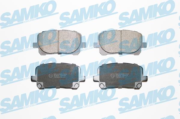 Samko 5SP904 - Kit de plaquettes de frein, frein à disque cwaw.fr