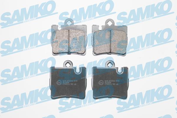 Samko 5SP905 - Kit de plaquettes de frein, frein à disque cwaw.fr