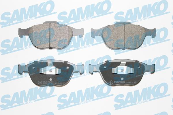 Samko 5SP906 - Kit de plaquettes de frein, frein à disque cwaw.fr