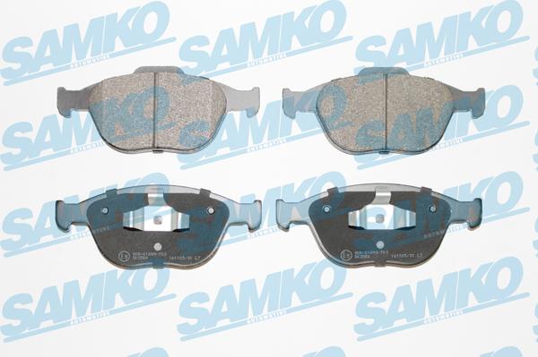 Samko 5SP913 - Kit de plaquettes de frein, frein à disque cwaw.fr