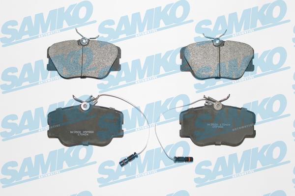 Samko 5SP986 - Kit de plaquettes de frein, frein à disque cwaw.fr