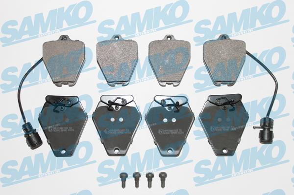 Samko 5SP981 - Kit de plaquettes de frein, frein à disque cwaw.fr