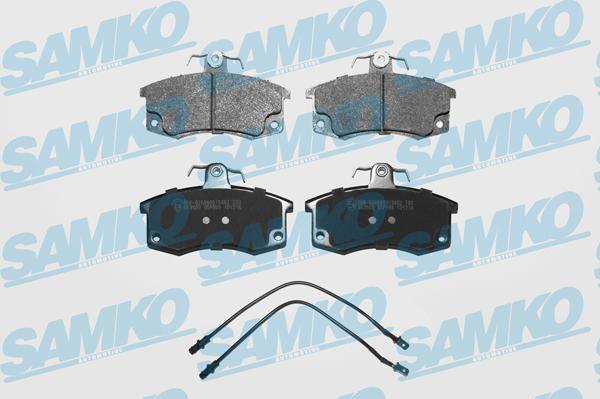 Samko 5SP988 - Kit de plaquettes de frein, frein à disque cwaw.fr