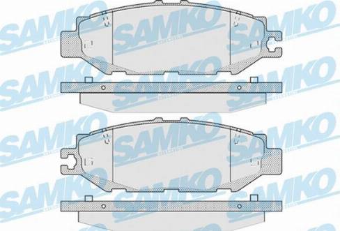 Samko 5SP939 - Kit de plaquettes de frein, frein à disque cwaw.fr