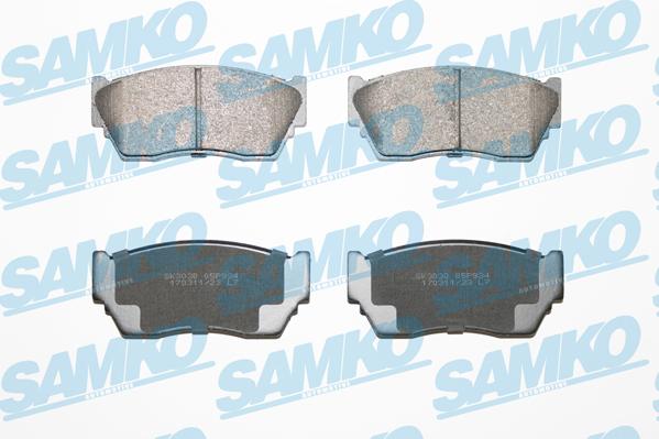 Samko 5SP934 - Kit de plaquettes de frein, frein à disque cwaw.fr