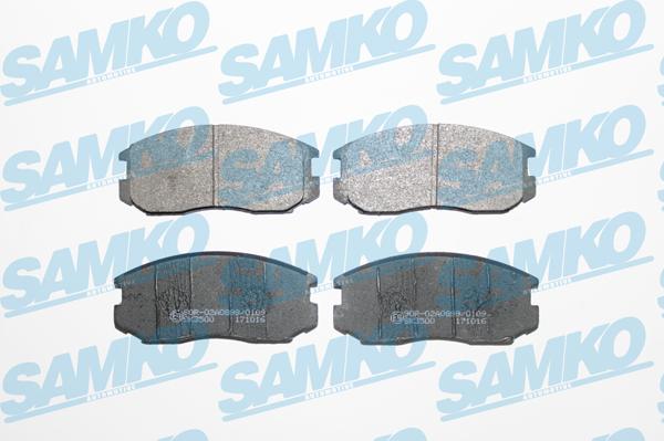 Samko 5SP932 - Kit de plaquettes de frein, frein à disque cwaw.fr