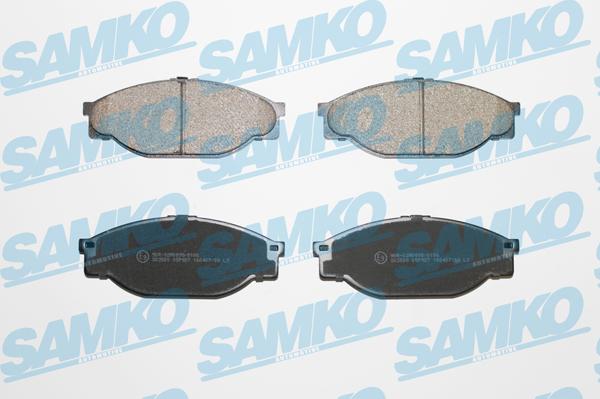 Samko 5SP927 - Kit de plaquettes de frein, frein à disque cwaw.fr