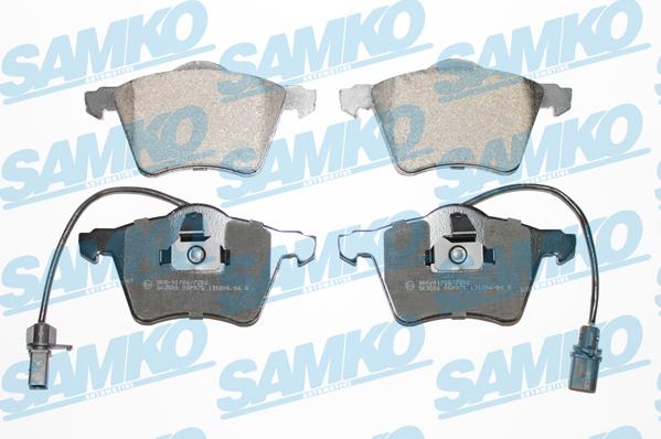 Samko 5SP975 - Kit de plaquettes de frein, frein à disque cwaw.fr