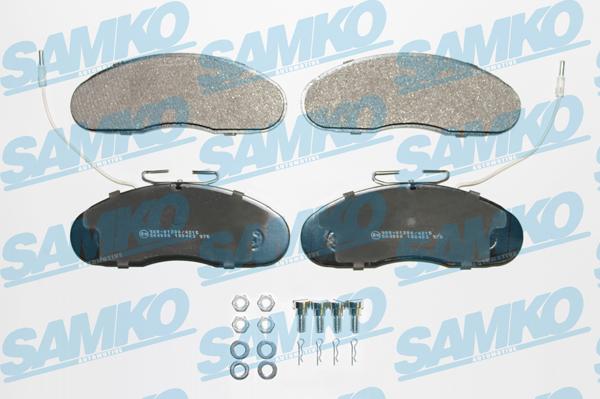 Samko 5SP976 - Kit de plaquettes de frein, frein à disque cwaw.fr