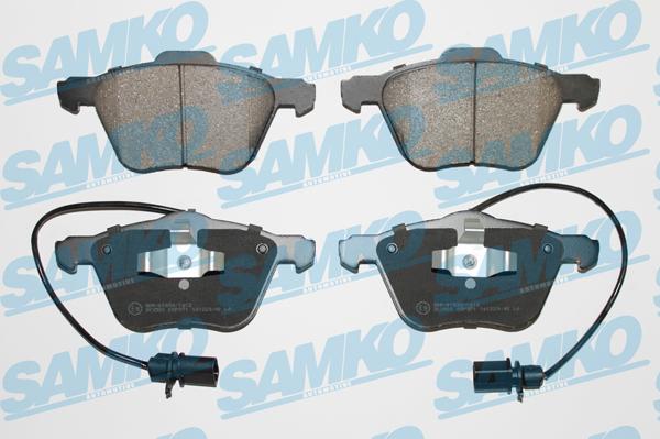 Samko 5SP971 - Kit de plaquettes de frein, frein à disque cwaw.fr