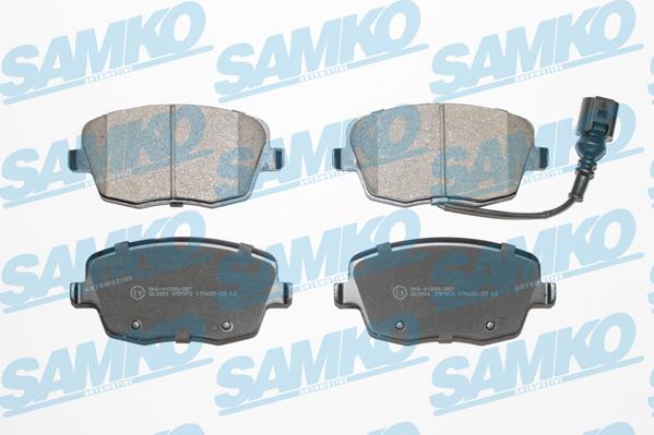 Samko 5SP973 - Kit de plaquettes de frein, frein à disque cwaw.fr