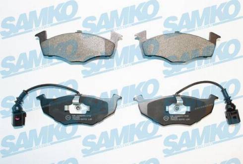 Samko 5SP972 - Kit de plaquettes de frein, frein à disque cwaw.fr