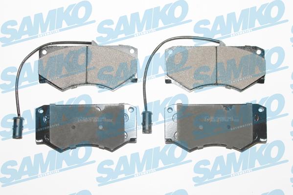 Samko 5SP499 - Kit de plaquettes de frein, frein à disque cwaw.fr