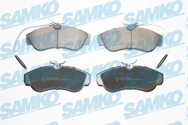 Samko 5SP494 - Kit de plaquettes de frein, frein à disque cwaw.fr