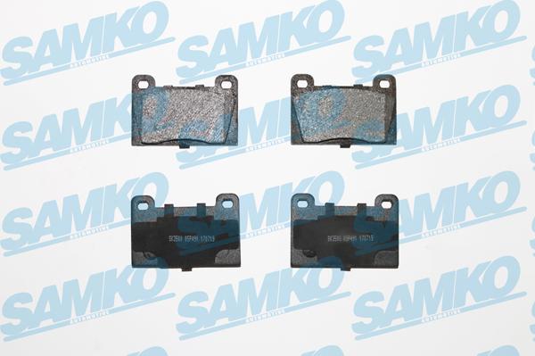 Samko 5SP491 - Kit de plaquettes de frein, frein à disque cwaw.fr