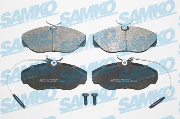 Samko 5SP493 - Kit de plaquettes de frein, frein à disque cwaw.fr