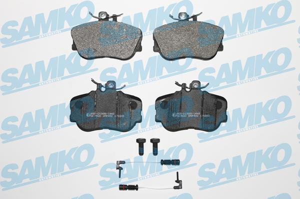 Samko 5SP492A - Kit de plaquettes de frein, frein à disque cwaw.fr