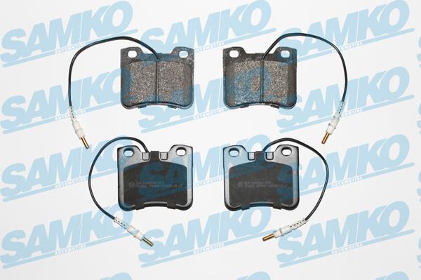 Samko 5SP444 - Kit de plaquettes de frein, frein à disque cwaw.fr