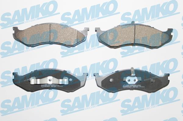 Samko 5SP459 - Kit de plaquettes de frein, frein à disque cwaw.fr