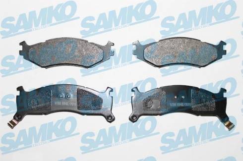 Samko 5SP455 - Kit de plaquettes de frein, frein à disque cwaw.fr