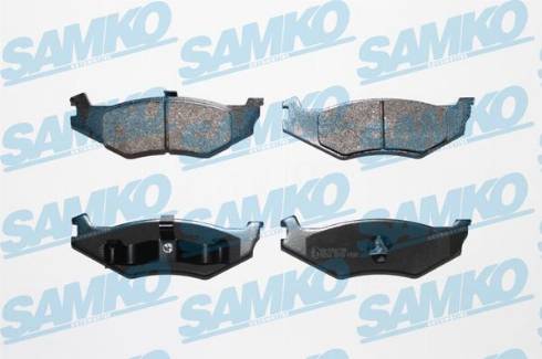 Samko 5SP456 - Kit de plaquettes de frein, frein à disque cwaw.fr