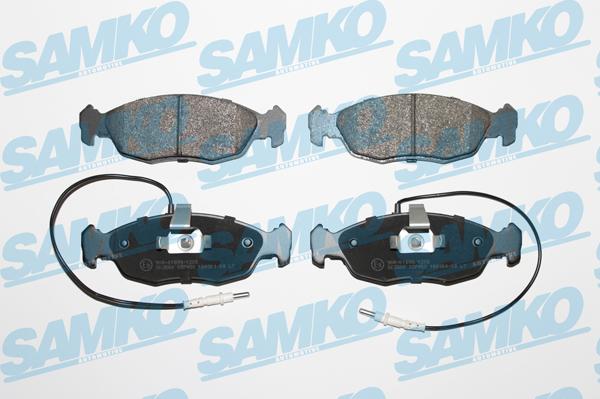 Samko 5SP450 - Kit de plaquettes de frein, frein à disque cwaw.fr