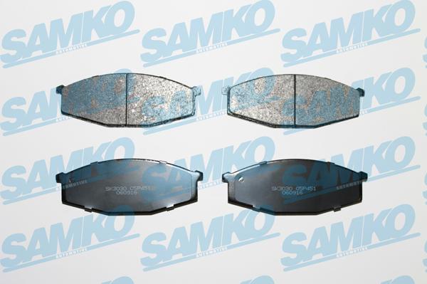 Samko 5SP451 - Kit de plaquettes de frein, frein à disque cwaw.fr