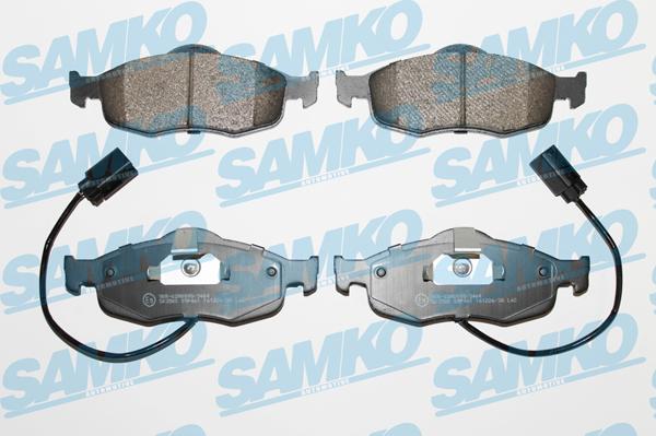 Samko 5SP461 - Kit de plaquettes de frein, frein à disque cwaw.fr