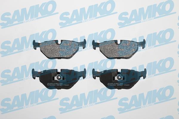 Samko 5SP463 - Kit de plaquettes de frein, frein à disque cwaw.fr