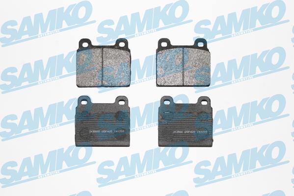 Samko 5SP405 - Kit de plaquettes de frein, frein à disque cwaw.fr