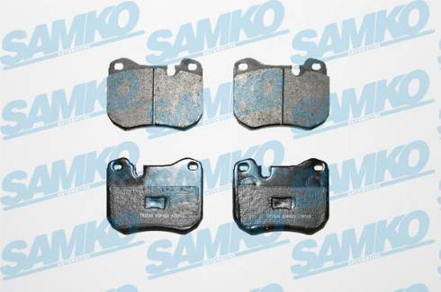 Samko 5SP402 - Kit de plaquettes de frein, frein à disque cwaw.fr