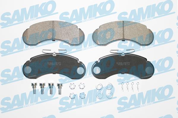 Samko 5SP415 - Kit de plaquettes de frein, frein à disque cwaw.fr