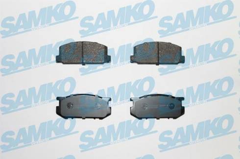 Samko 5SP416 - Kit de plaquettes de frein, frein à disque cwaw.fr