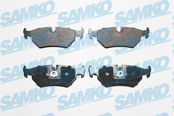 Samko 5SP418 - Kit de plaquettes de frein, frein à disque cwaw.fr