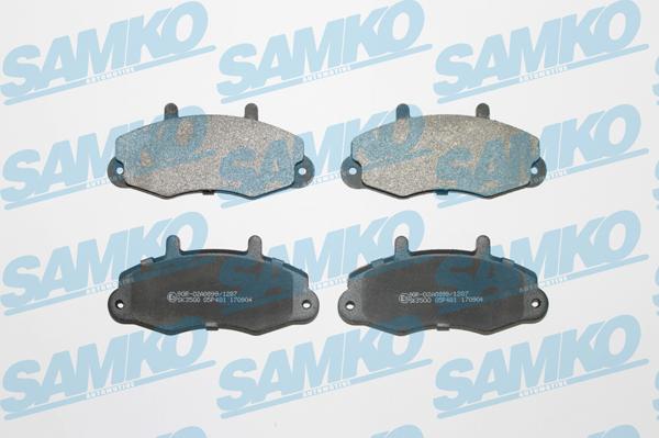 Samko 5SP481 - Kit de plaquettes de frein, frein à disque cwaw.fr