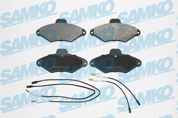 Samko 5SP487 - Kit de plaquettes de frein, frein à disque cwaw.fr