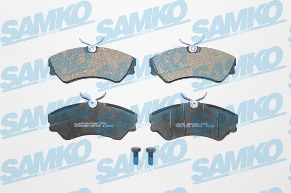 Samko 5SP439 - Kit de plaquettes de frein, frein à disque cwaw.fr