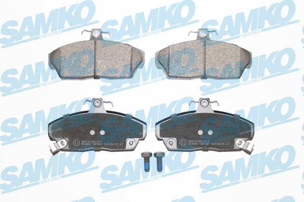 Samko 5SP430 - Kit de plaquettes de frein, frein à disque cwaw.fr