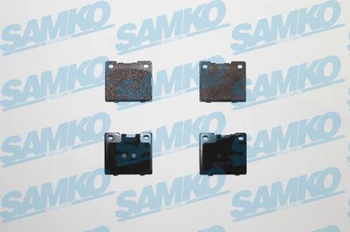 Samko 5SP438 - Kit de plaquettes de frein, frein à disque cwaw.fr