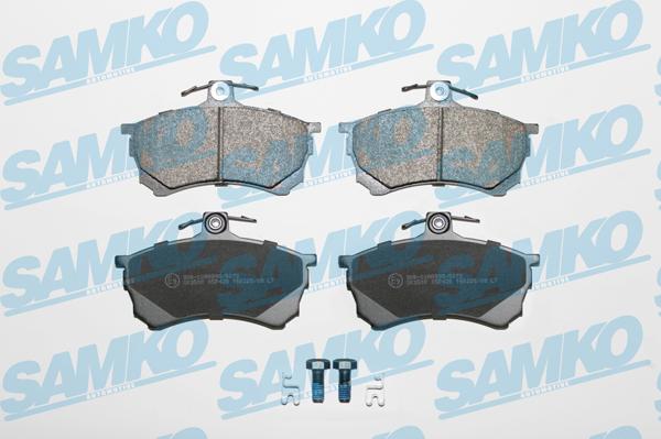 Samko 5SP420 - Kit de plaquettes de frein, frein à disque cwaw.fr