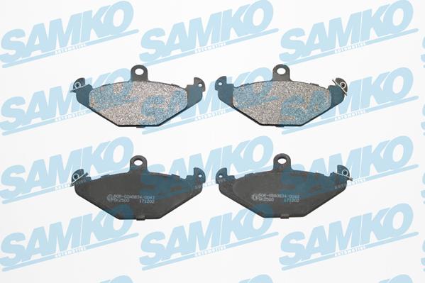 Samko 5SP427 - Kit de plaquettes de frein, frein à disque cwaw.fr